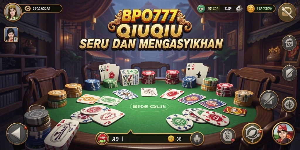 Tampilan gameplay QiuQiu yang seru di BPO777.