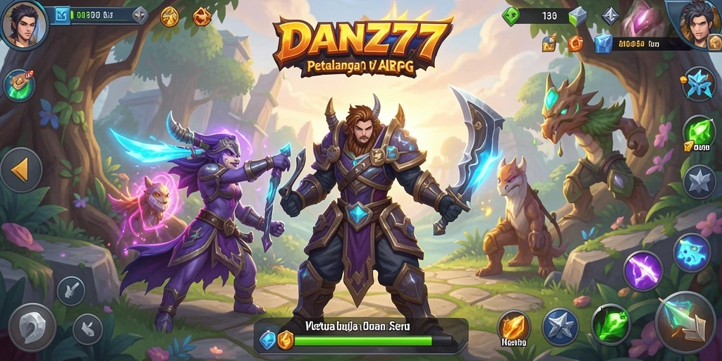 Tampilan menarik dari gameplay ARPG yang menakjubkan dan seru.