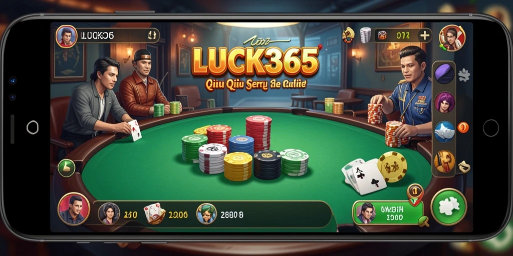 Screenshot gameplay QiuQiu yang penuh aksi di LUCK365.